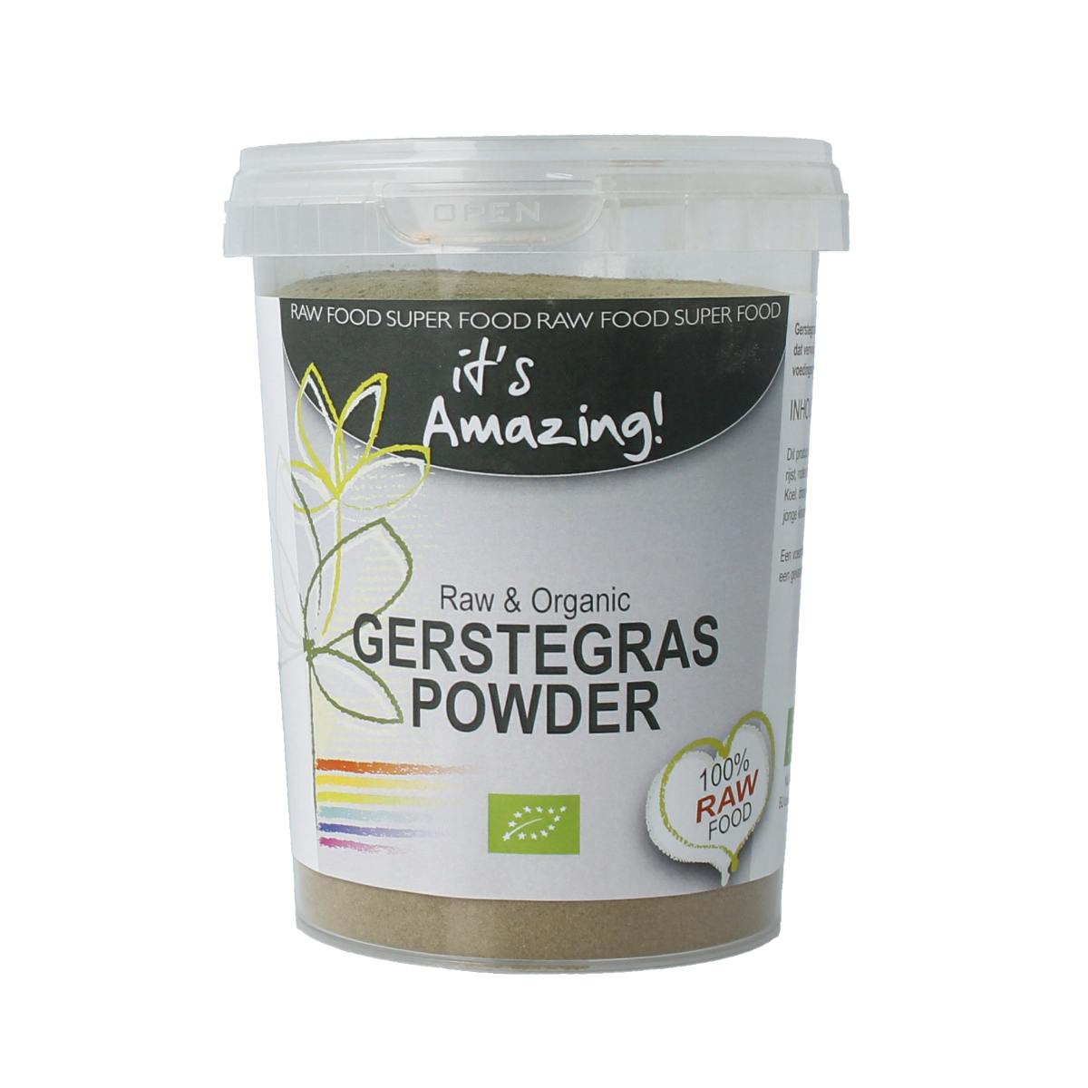 It's Amazing Gerstegras poeder bio 150.00 Gram