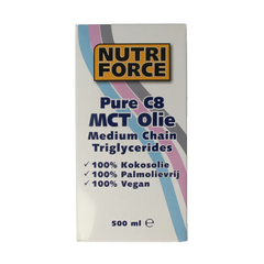 Nutriforce MCT 8 olie 500 Milliliter