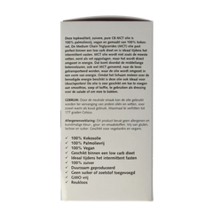 Nutriforce MCT 8 olie 500 Milliliter