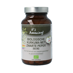 It's Amazing Kurkuma zwarte peper bio 240.00 Tabletten
