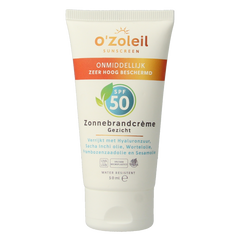 O' Zoleil Zonnebrandcreme gezicht SPF50 50 Milliliter