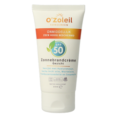 O' Zoleil Zonnebrandcreme gezicht SPF50 50.00 Milliliter