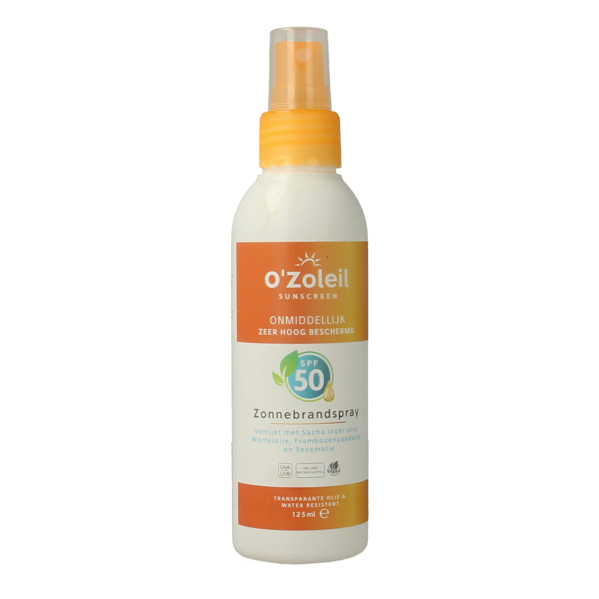 O' Zoleil Zonnebrandspray SPF50 125.00 Milliliter