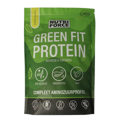 Nutriforce Green fit protein banaan 700 Gram