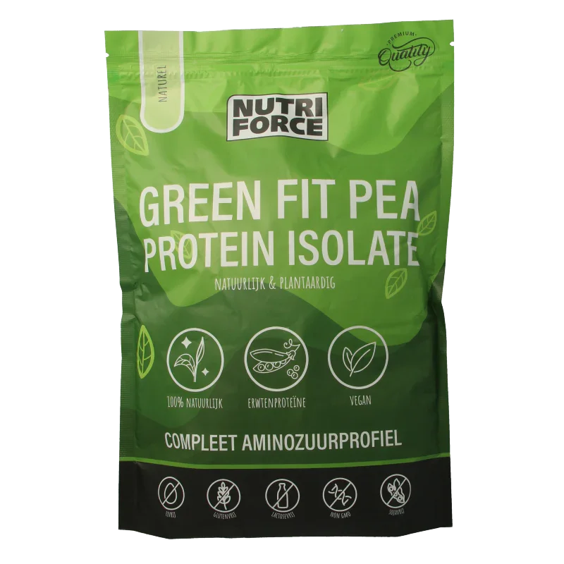 Nutriforce Green fit pea proteine 700 Gram
