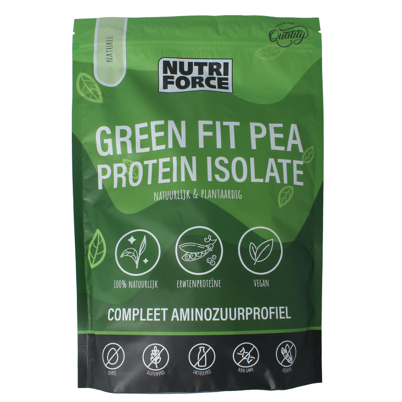 Nutriforce Green fit pea proteine 700 Gram