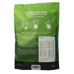 Nutriforce Green fit pea proteine 700 Gram