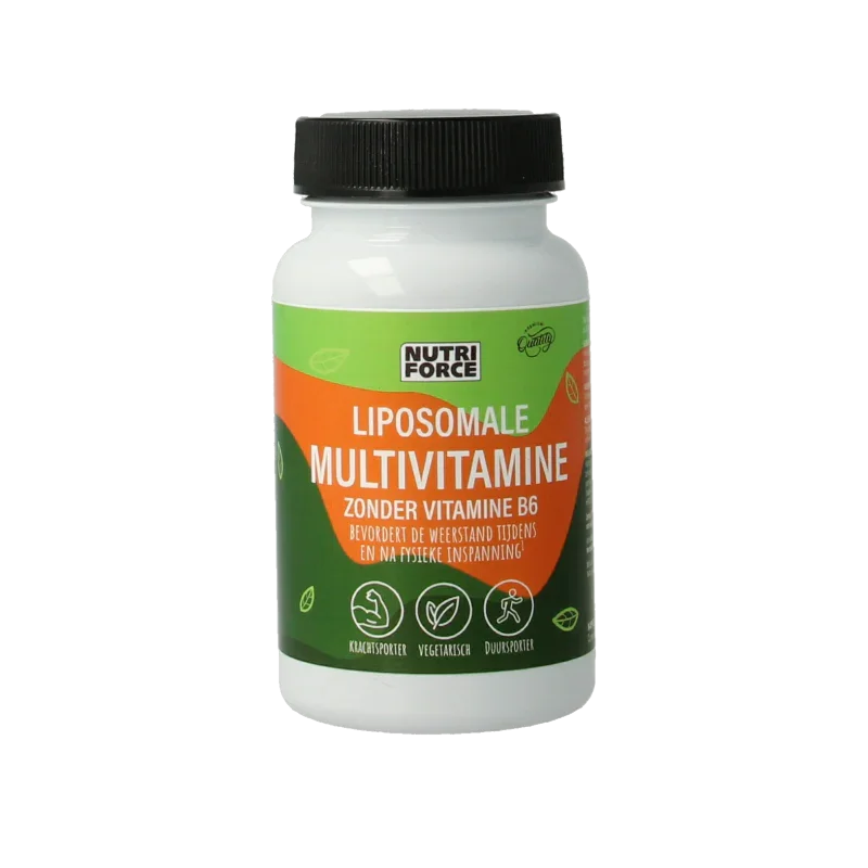 Nutriforce Liposomale multivitamine zonder vitamine B6 30 Vegetarische capsules