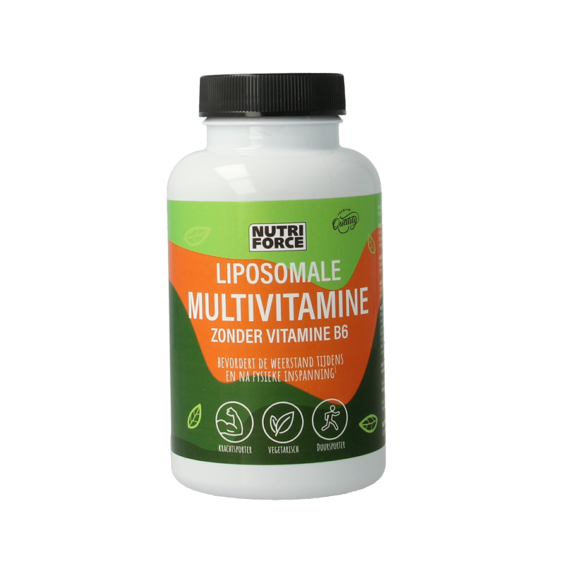 Nutriforce Liposomale multivitamine zonder vitamine B6 90 Vegetarische capsules