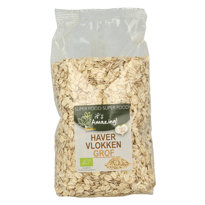 It's Amazing Havervlokken grof bio 500 Gram