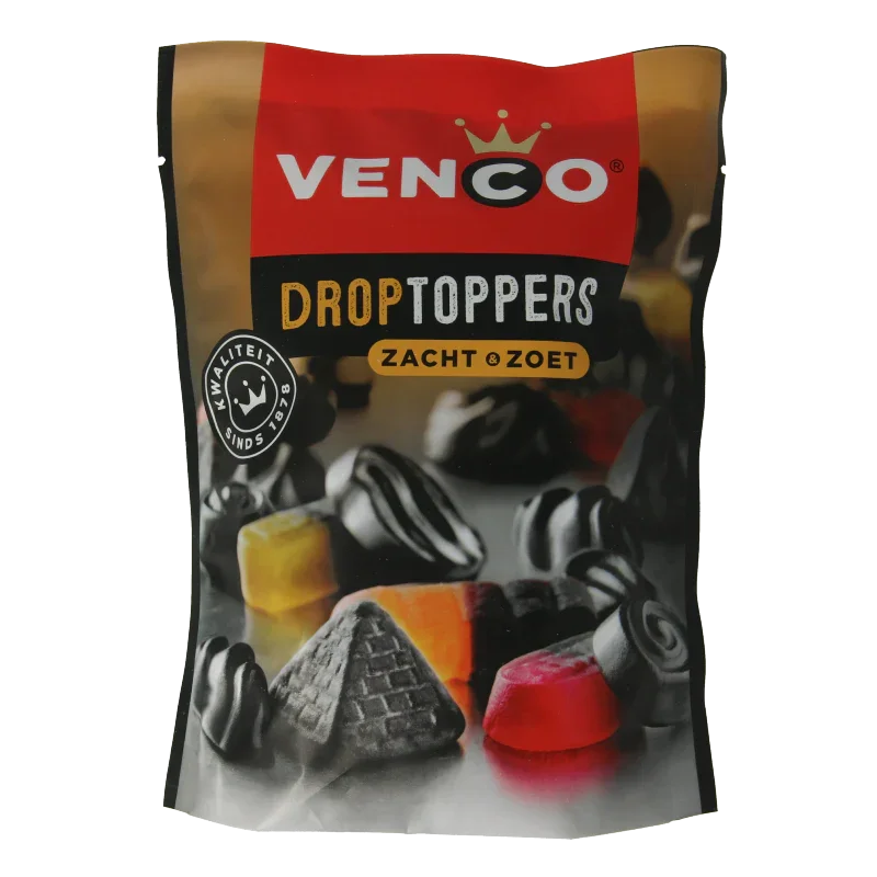 Venco Dropstoppers zacht & zoet 215 Gram