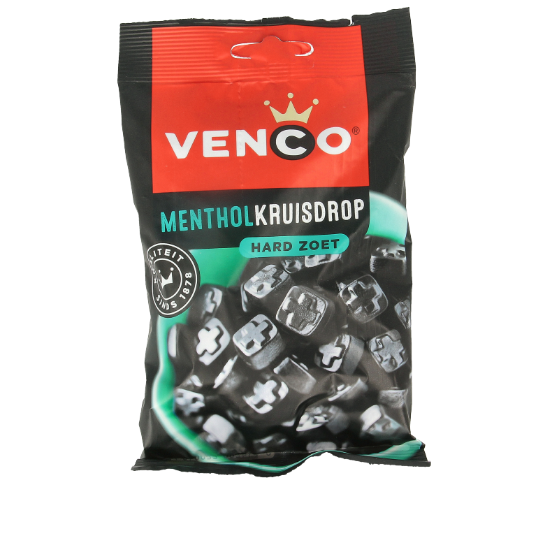 Venco Menthol kruisdrop 120 Gram