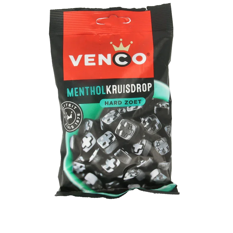 Venco Menthol kruisdrop 120 Gram