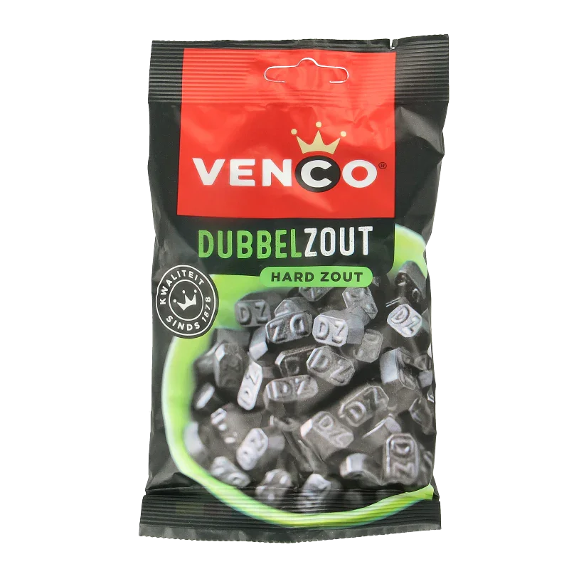 Venco Dubbel zoute drop 120 Gram