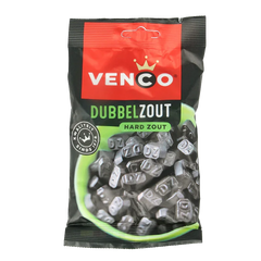 Venco Dubbel zoute drop 120 Gram