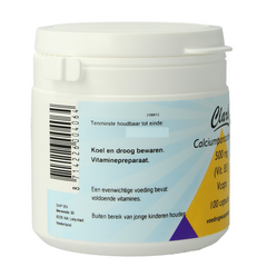 Clark Vitamine B5 pantotheenzuur 500mg 100.00 Vegetarische capsules