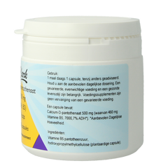 Clark Vitamine B5 pantotheenzuur 500mg 100.00 Vegetarische capsules