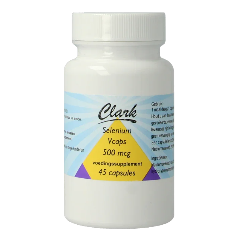 Clark Selenium 500mcg (Natrium Seleniet) 45 Capsules