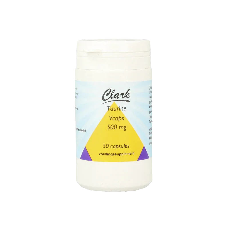 Clark Taurine 500mg 50 Capsules
