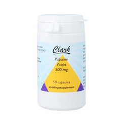 Clark Papaine 500mg 50 Vegetarische capsules