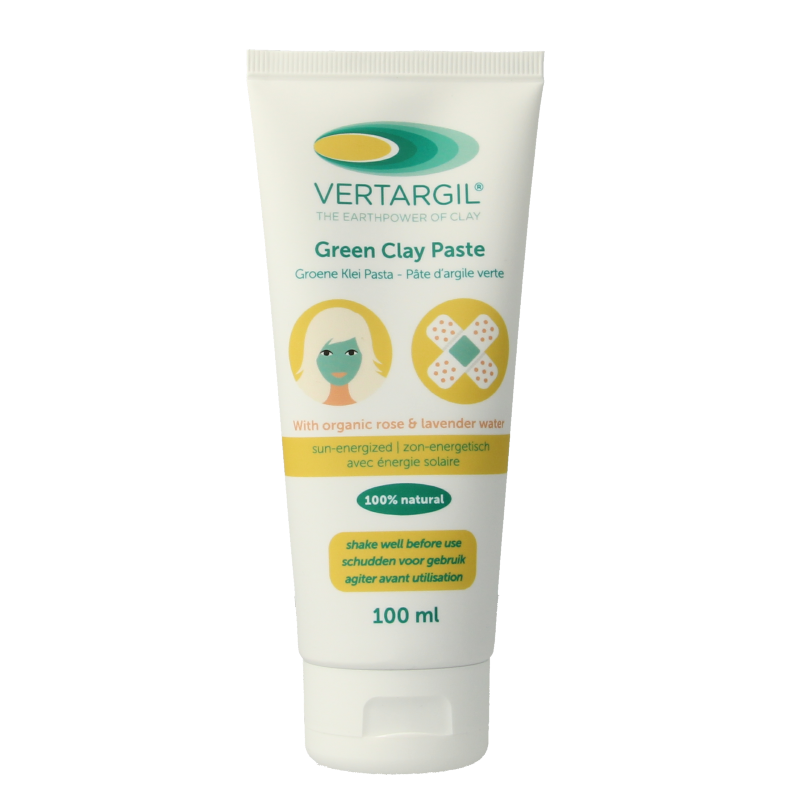 Vertargil Groene klei pasta in tube 100 Milliliter