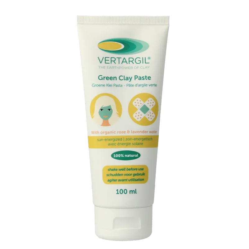 Vertargil Groene klei pasta in tube 100 Milliliter