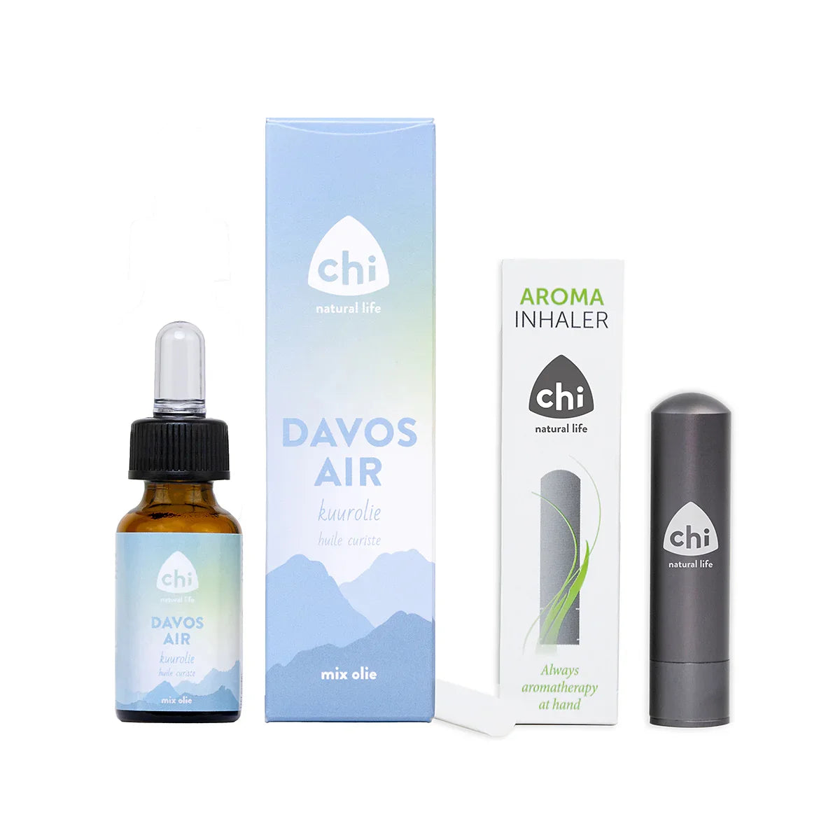 Chi Aroma inhaler + Davos kuurolie 10 Milliliter