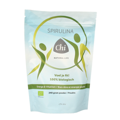 Chi Spirulina poeder bio 240 Gram