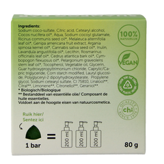 Chi Tea tree shampoo bar 80.00 Gram