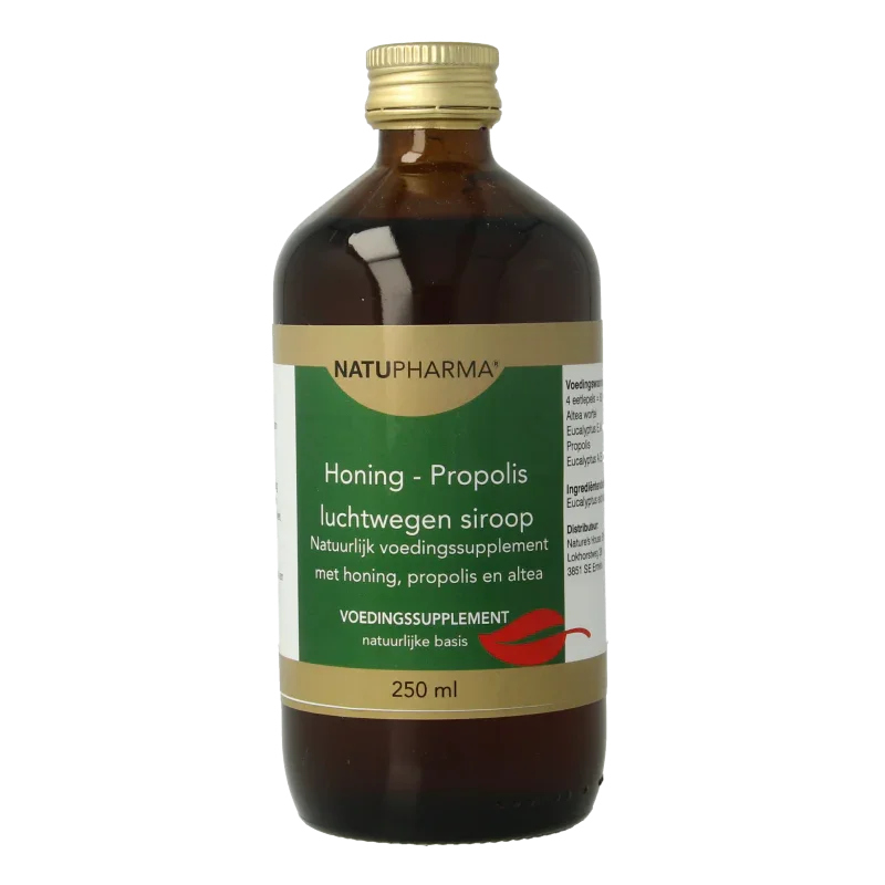 Natupharma Honing luchtwegensiroop 250 Milliliter