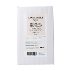 Aroma Vera Himalaya zoutlamp wit 2-3kg 1 Stuks