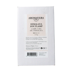 Aroma Vera Himalaya zoutlamp wit 2-3kg 1 Stuks