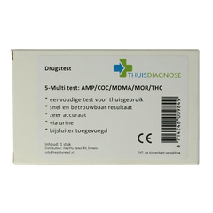 Thuis-diagnose Drugtest urine 5 soorten drugs 1 Stuks