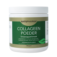 Natupharma Collageen poeder sinaasappelsmaak 210.00 Gram