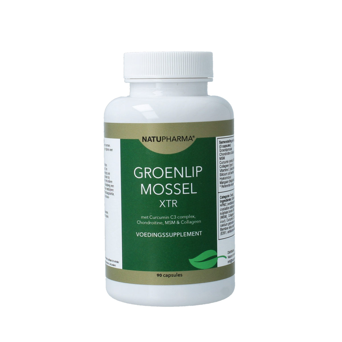 Natupharma Groenlipmossel xtr 90.00 Capsules
