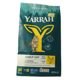 Yarrah Adult kattenvoer met kip bio 800 Gram