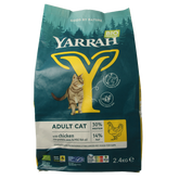 Yarrah Adult kattenvoer met kip bio 2400 Gram
