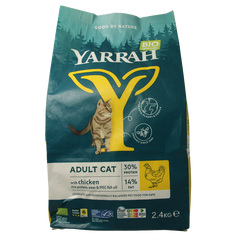 Yarrah Adult kattenvoer met kip bio 2400 Gram