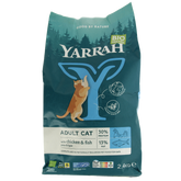 Yarrah Adult kattenvoer met vis bio 2400.00 Gram