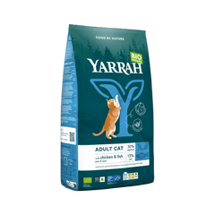 Yarrah Adult kattenvoer met vis bio 10 Kilogram