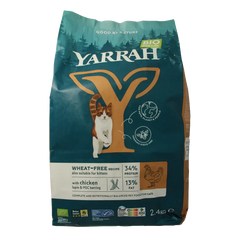 Yarrah Kattenvoer wheat-free bio 2400 Gram