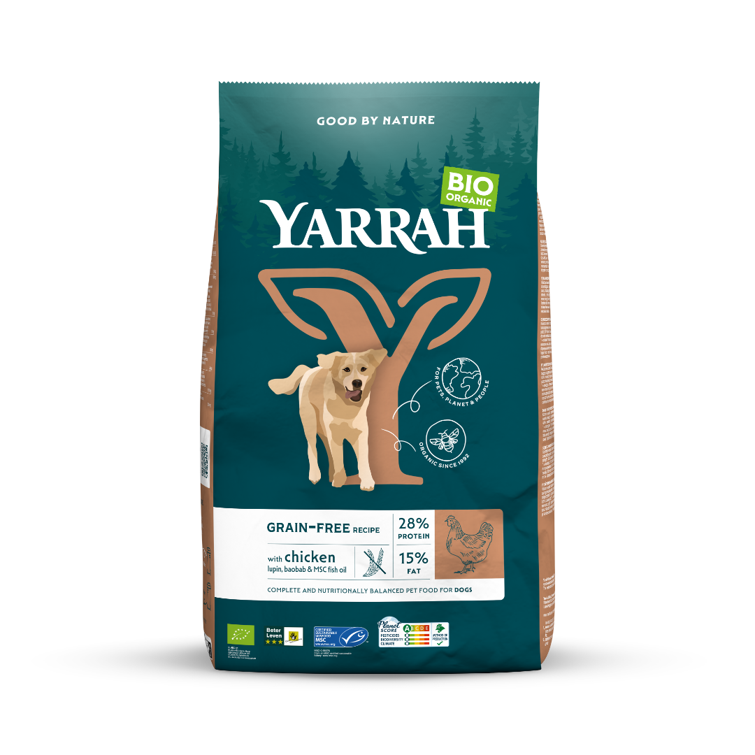 Yarrah Hondenvoer grainfree bio 10 Kilogram
