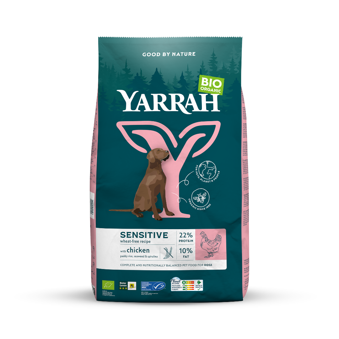 Yarrah Hondenvoer sensitive met kip MSC bio 10.00 Kilogram