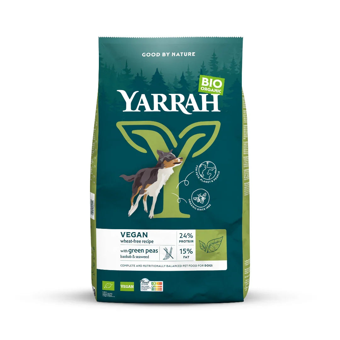Yarrah Hondenvoer vega wheat-free bio 10 Kilogram