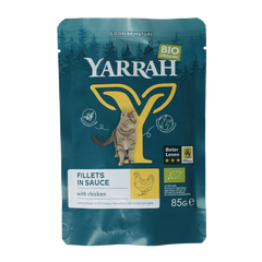 Yarrah Kat filets met kip in saus bio 85.00 Gram