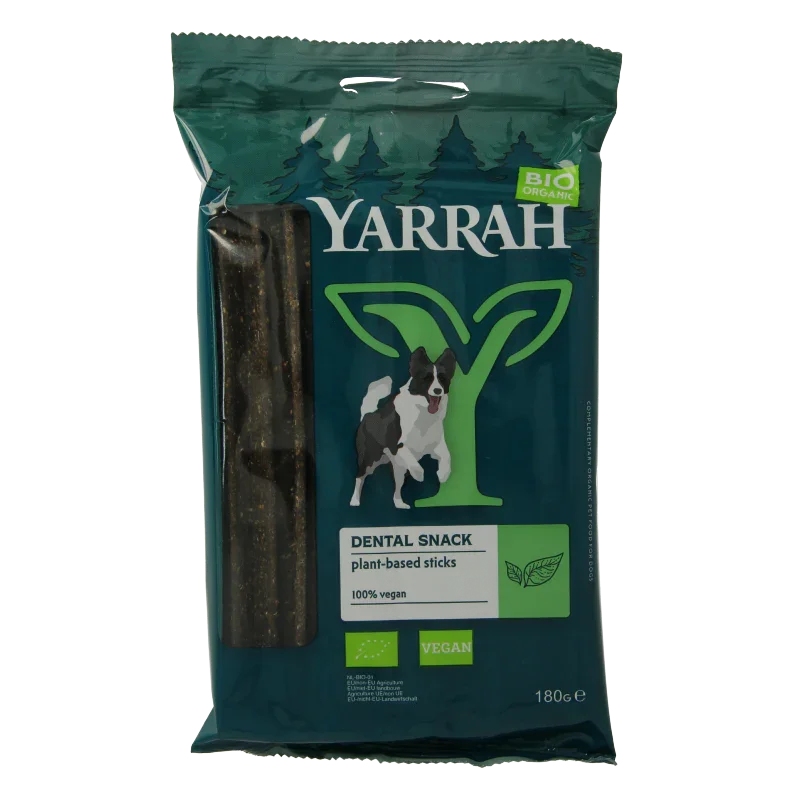 Yarrah Hond plant based dental sticks bio 180 Gram