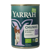 Yarrah Kat kip kalkoen in saus bio 405 Gram