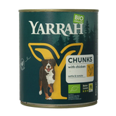 Yarrah Hond brokjes kip in saus bio 820 Gram
