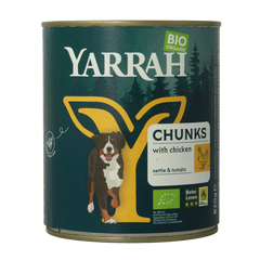 Yarrah Hondenvoer chunks kip in saus bio 820.00 Gram