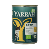 Yarrah Kattenvoer pate met kip bio 400.00 Gram